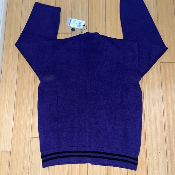 Carhartt wip Onyx Men Cardigan Men’s Small Purple new With Tags Y2K - Picture 7 of 10